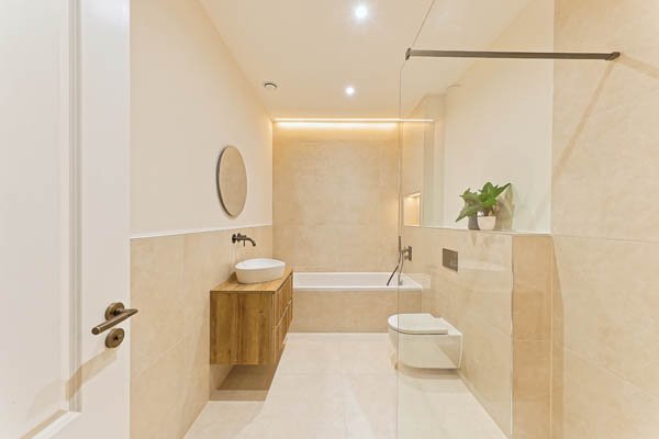wcm tunbridge project bathroom area